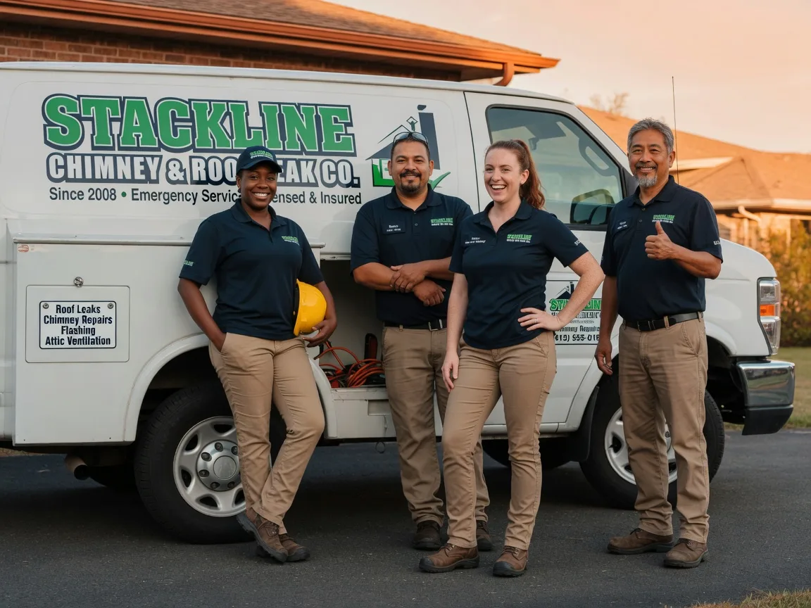 Chimney flashing repair company in Castle Hayne, NC